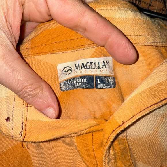 Magell bleached flannel women size large excellent condition - Picture 3 of 3